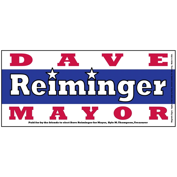 3.5"H x 8"W rectangular shaped magnetic sign with 30 mil thickness... from ASI 54040 Fey Promo / Magna-Tel by Fey