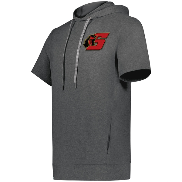 Ventura Soft Knit Short Sleeve Hoodie. 89% recycled polyester/11% spandex.... from ASI 37461 Augusta Sportswear / Holloway Sportswear