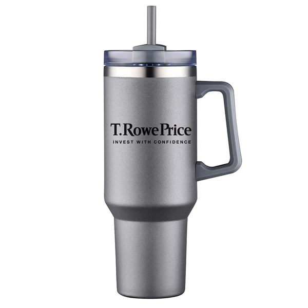 40 Oz. Vacuum Sealed Tumbler Mug with Powdered Finish.... from ASI 68190 Lungsal / Lungsal