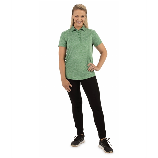 Ladies Electrify Polo is engineered to distribute moisture quickly throughout the... from ASI 37461 Augusta Sportswear / Holloway Sportswear