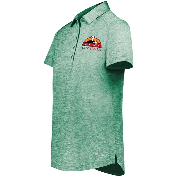 Ladies Electrify Polo is engineered to distribute moisture quickly throughout the... from ASI 37461 Augusta Sportswear / Holloway Sportswear