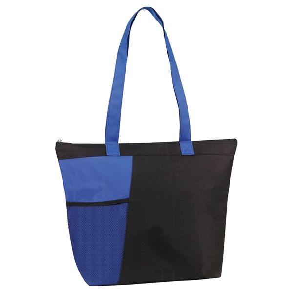 Zipper tote with front mesh pocket.... from ASI 31517 Admart Products / Admart Line