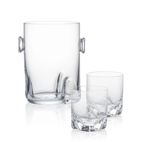 Lead Free Crystalline with straight lines and a beautifully molded thick... from ASI 84592 St Regis Group