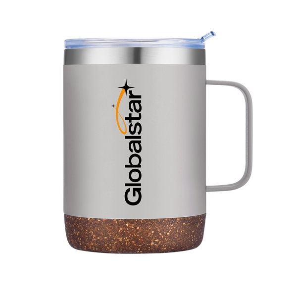 12 oz Vacuum Sealed Stainless Steel Mug with Cork Bottom. Great... from ASI 30112 ACE Products