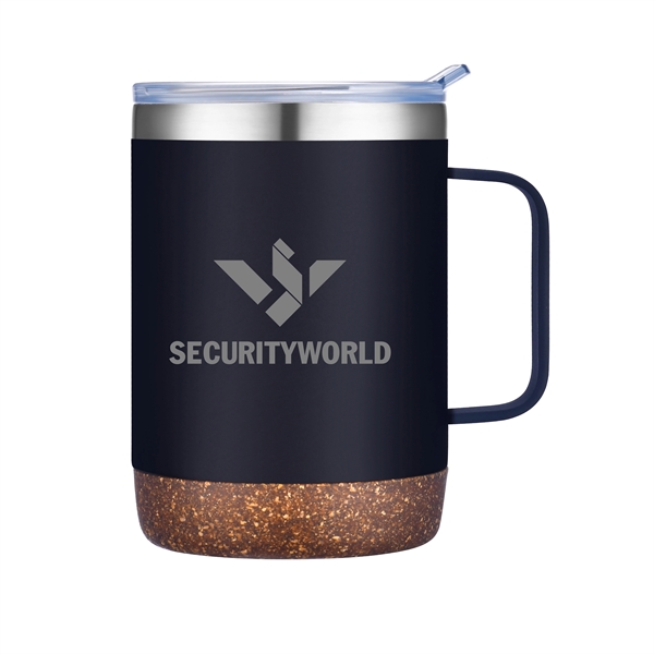 12 oz Vacuum Sealed Stainless Steel Mug with Cork Bottom. Great... from ASI 30112 ACE Products