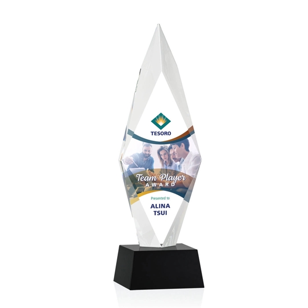 Manilow VividPrint™ Award on Robson Base - Black... from ASI 84592 St Regis Group / St Regis