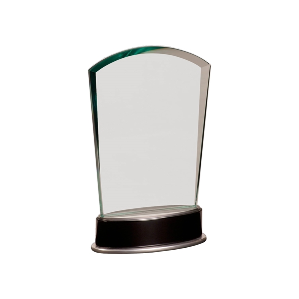 6 3/4" Jade Fan Metro Glass Award... from ASI 74601 Calico
