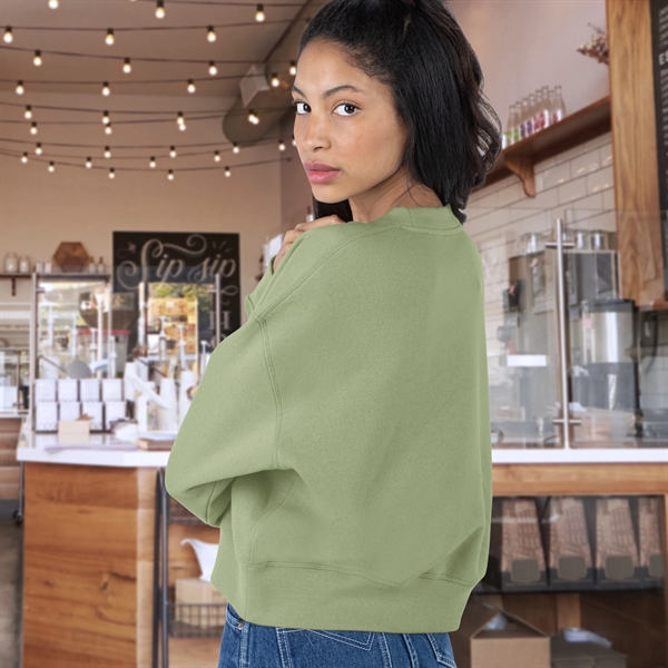 Ladies Slouchy Crew with 60% cotton/40% polyester.... from ASI 37461 Augusta Sportswear