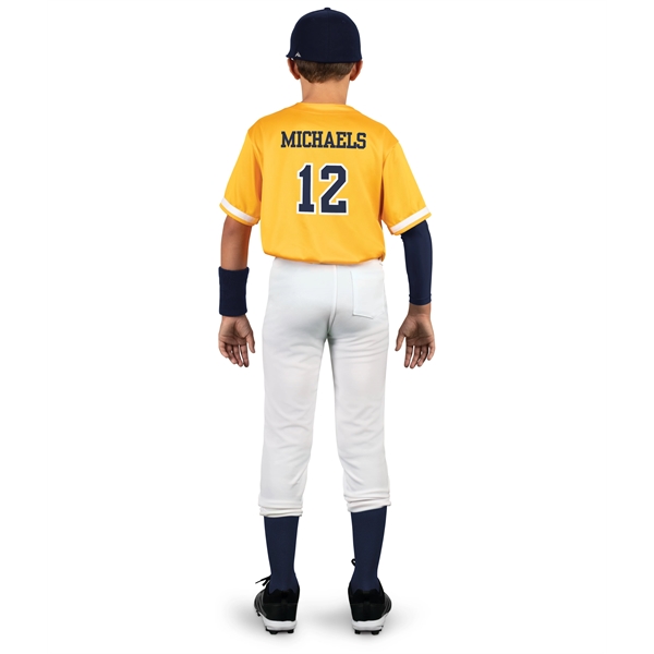 Youth Cutter+ Full Button Baseball Jersey with 96% polyester/4% spandex lightweight... from ASI 37461 Augusta Sportswear