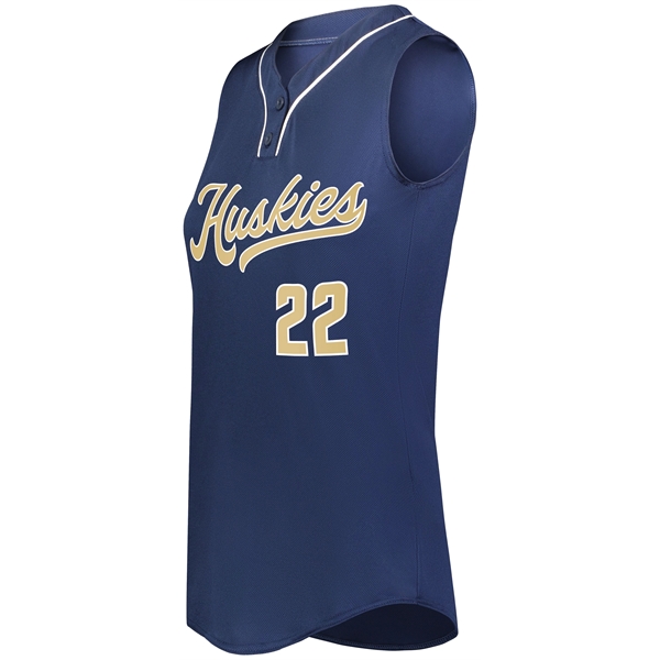 Girls Cutter+ Sleeveless Jersey with 96% polyester/4% spandex lightweight knit.... from ASI 37461 Augusta Sportswear