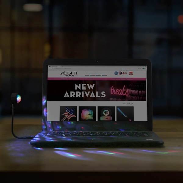 USB Party Light Mini Disco Ball, 9 Settings; Blank Pricing... from ASI 34194 ALightPromos