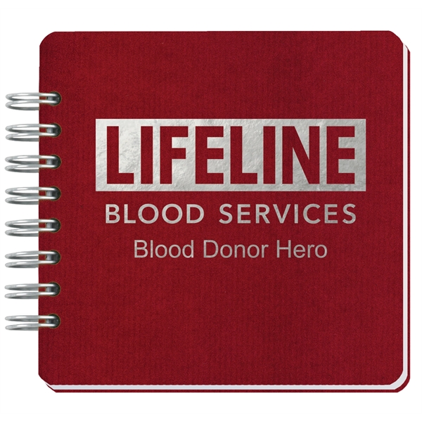 Classic heavyweight square journal with 50 sheets and four round corners.... from ASI 50873 Drum-Line / Drum-line Inc