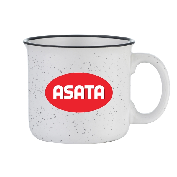 15 oz Speckled Ceramic Camping Mug. Comfortable Handle. Great for hot... from ASI 30112 ACE Products