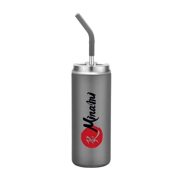 20 oz. Stainless Steel Tumbler with Reusable Straw. Silicone Comfort Tipped... from ASI 30112 ACE Products