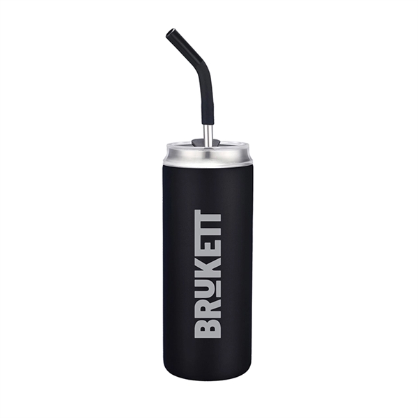 20 oz. Stainless Steel Tumbler with Reusable Straw. Silicone Comfort Tipped... from ASI 30112 ACE Products