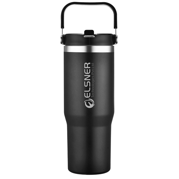 30 oz. Stainless Steel Travel Mug with Built-in Carrier on the... from ASI 30112 ACE Products