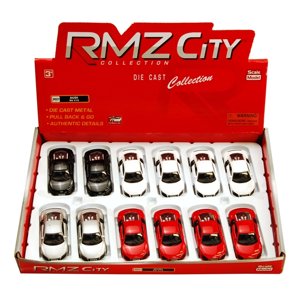 Die cast metal vehicle Audi RB.... from ASI 85620 H M Schmidt Co Inc / Traveling Billboard