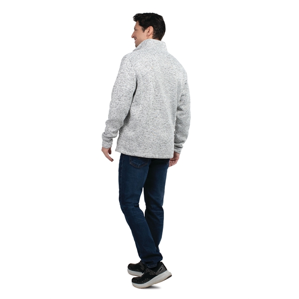 Alpine Sweater Fleece 1/4 Zip Pullover with 80% recycled polyester/20% polyester.... from ASI 37461 Augusta Sportswear / Holloway Sportswear