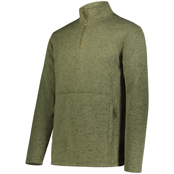 Alpine Sweater Fleece 1/4 Zip Pullover with 80% recycled polyester/20% polyester.... from ASI 37461 Augusta Sportswear / Holloway Sportswear