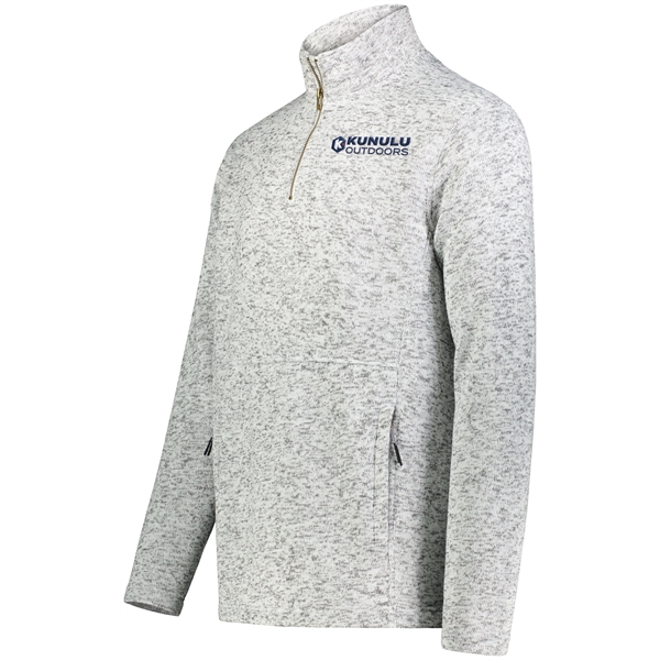 Alpine Sweater Fleece 1/4 Zip Pullover with 80% recycled polyester/20% polyester.... from ASI 37461 Augusta Sportswear / Holloway Sportswear