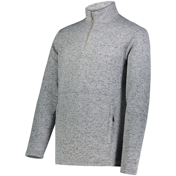 Alpine Sweater Fleece 1/4 Zip Pullover with 80% recycled polyester/20% polyester.... from ASI 37461 Augusta Sportswear / Holloway Sportswear