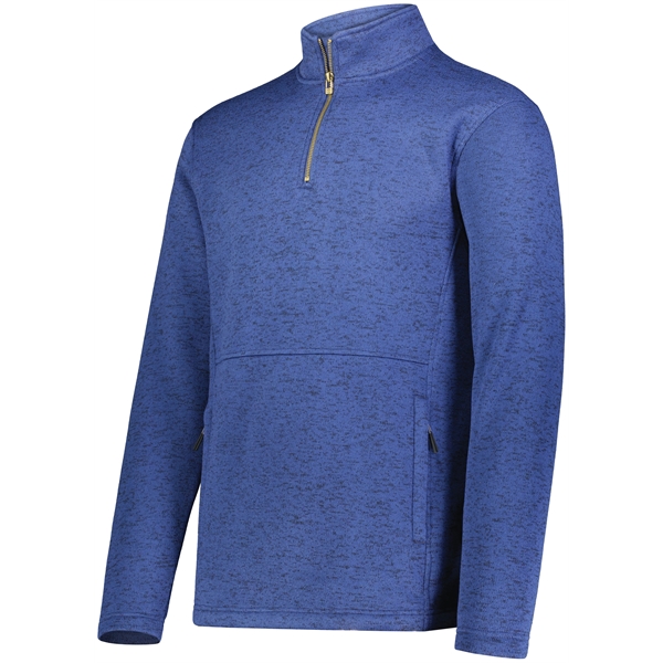 Alpine Sweater Fleece 1/4 Zip Pullover with 80% recycled polyester/20% polyester.... from ASI 37461 Augusta Sportswear / Holloway Sportswear