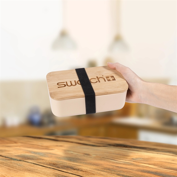 Bamboo Lid Bento Lunch Box... from ASI 44900 NC Custom (CI/Lanco) / Lanco