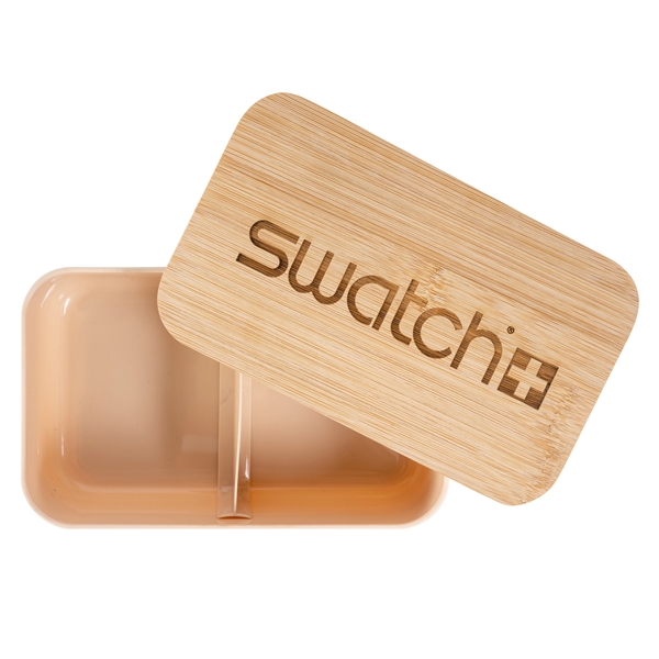 Bamboo Lid Bento Lunch Box... from ASI 44900 NC Custom (CI/Lanco) / Lanco