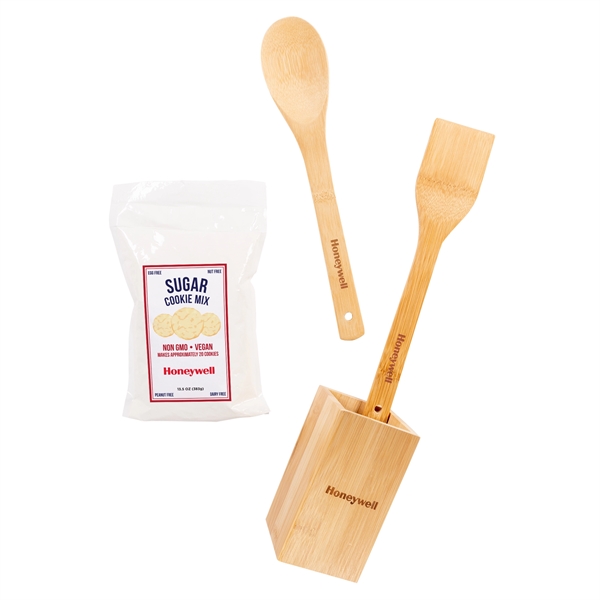 Bamboo Kitchen Gift Set with Sugar Cookie Mix... from ASI 44900 NC Custom (CI/Lanco) / Lanco