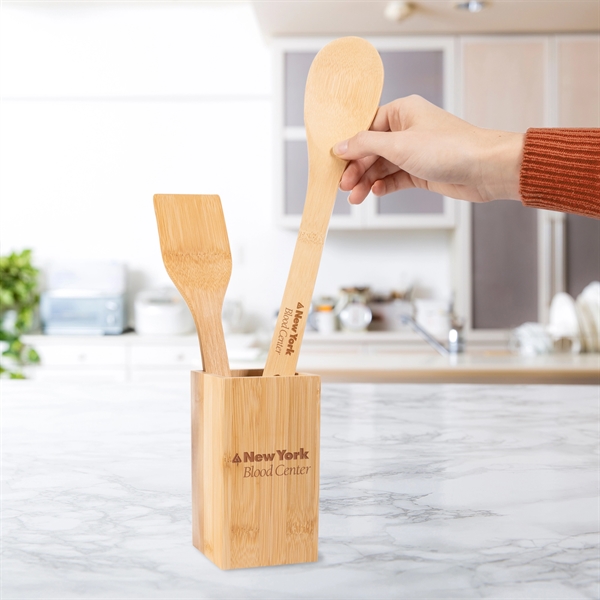 Bamboo Kitchen Gift Set... from ASI 44900 NC Custom (CI/Lanco) / Lanco