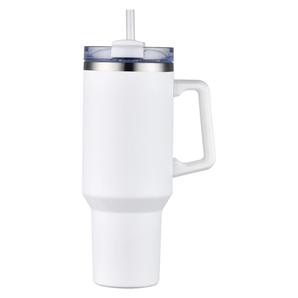 40 oz. vacuum insulated travel mug made of stainless steel with... from ASI 57655 STOPNGO Line