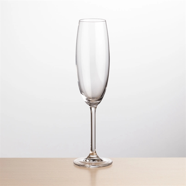 The elegant Blyth Crystalline Flute Glass with hand deep etching is... from ASI 84592 St Regis Group