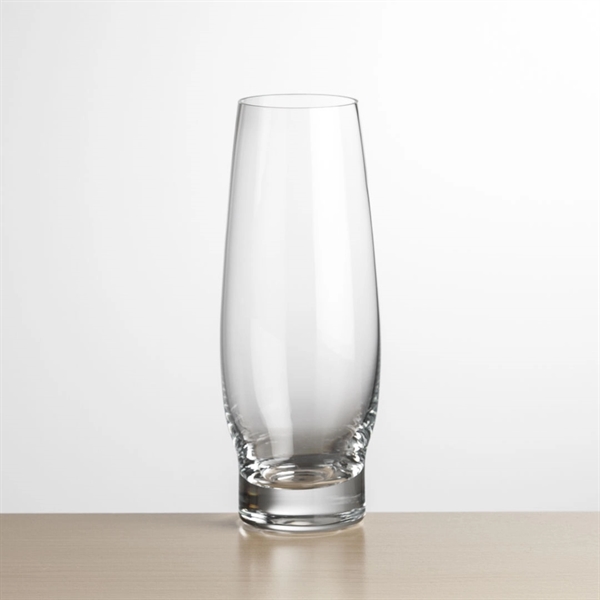 Beautiful and contemporary Lead-Free Crystalline Stemless Flute is anchored by a... from ASI 84592 St Regis Group