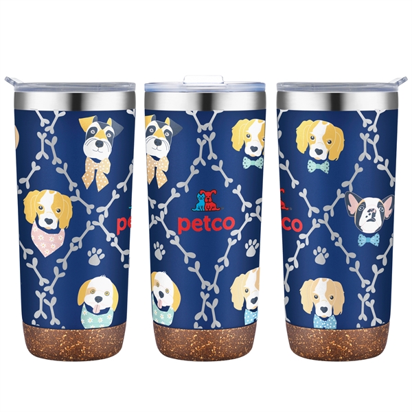 22 oz. powder coated stainless steel tumbler with double wall insulation... from ASI 90807 Tekweld