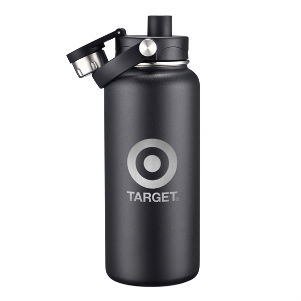 34 oz. powder coated stainless steel water bottle with copper lined... from ASI 90807 Tekweld