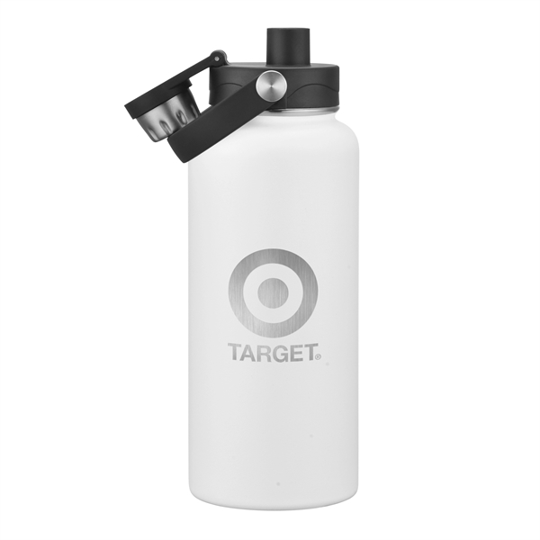34 oz. powder coated stainless steel water bottle with copper lined... from ASI 90807 Tekweld