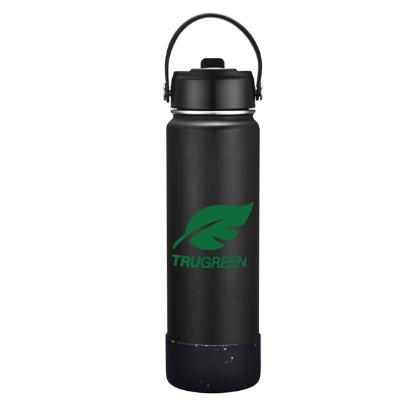 27 oz. powder coated stainless steel bottle with double wall vacuum... from ASI 90807 Tekweld