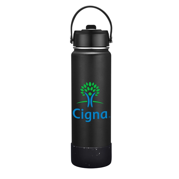 27 oz. powder coated stainless steel bottle with double wall vacuum... from ASI 90807 Tekweld