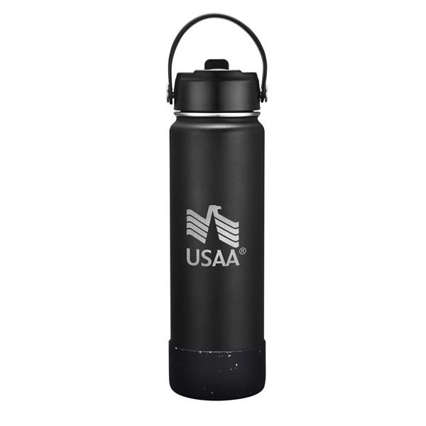 27 oz. powder coated stainless steel bottle with double wall vacuum... from ASI 90807 Tekweld