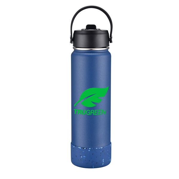 27 oz. powder coated stainless steel bottle with double wall vacuum... from ASI 90807 Tekweld