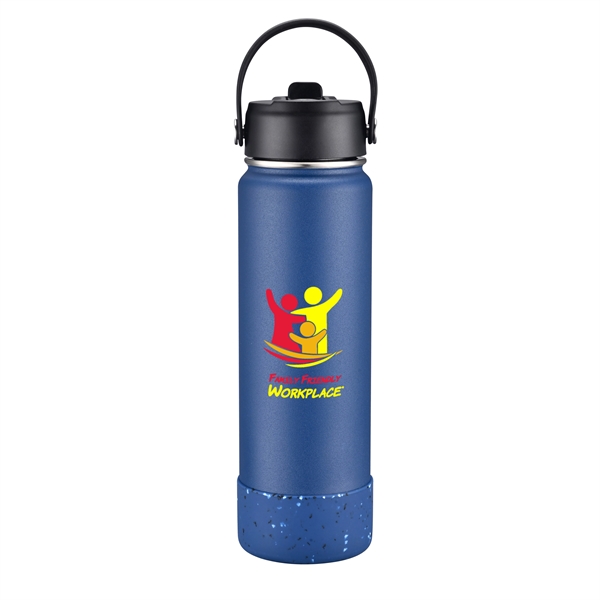 27 oz. powder coated stainless steel bottle with double wall vacuum... from ASI 90807 Tekweld