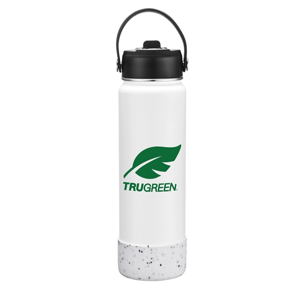 27 oz. powder coated stainless steel bottle with double wall vacuum... from ASI 90807 Tekweld