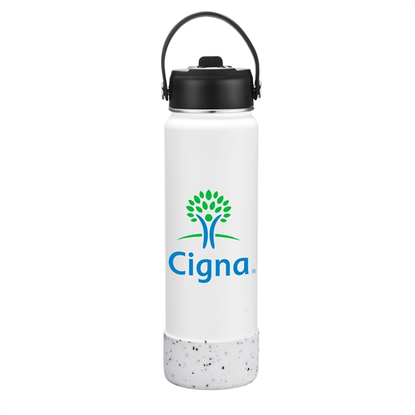 27 oz. powder coated stainless steel bottle with double wall vacuum... from ASI 90807 Tekweld