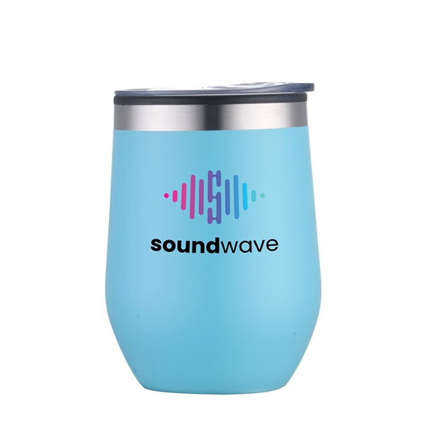 12 oz. stainless steel wine tumbler with polypropylene liner.... from ASI 90807 Tekweld