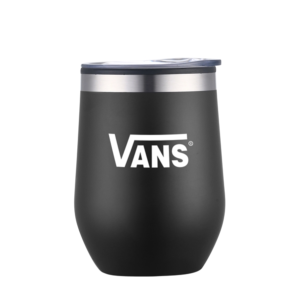 12 oz. stainless steel wine tumbler with polypropylene liner.... from ASI 90807 Tekweld