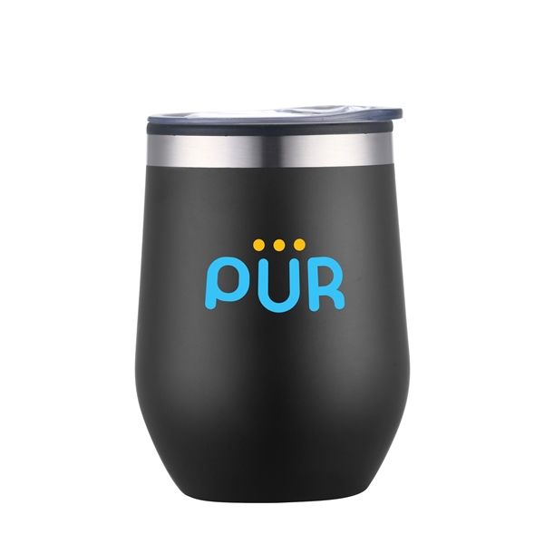 12 oz. stainless steel wine tumbler with polypropylene liner.... from ASI 90807 Tekweld