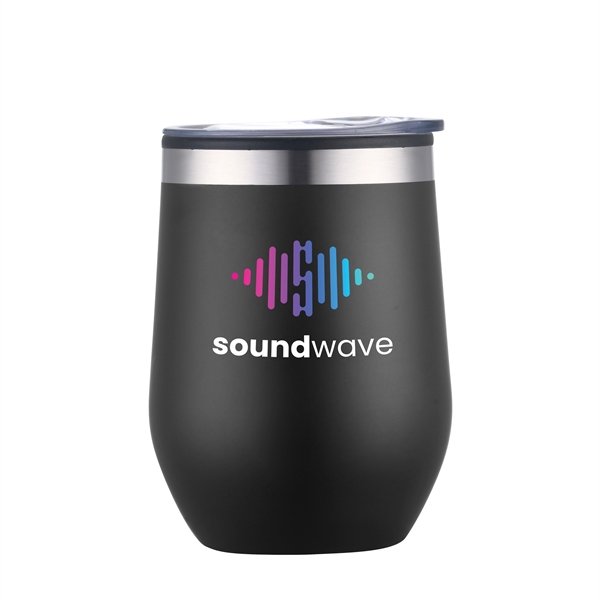 12 oz. stainless steel wine tumbler with polypropylene liner.... from ASI 90807 Tekweld