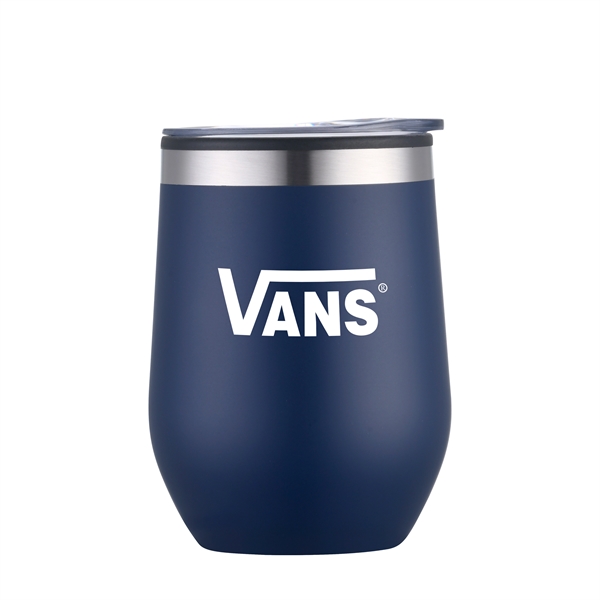 12 oz. stainless steel wine tumbler with polypropylene liner.... from ASI 90807 Tekweld