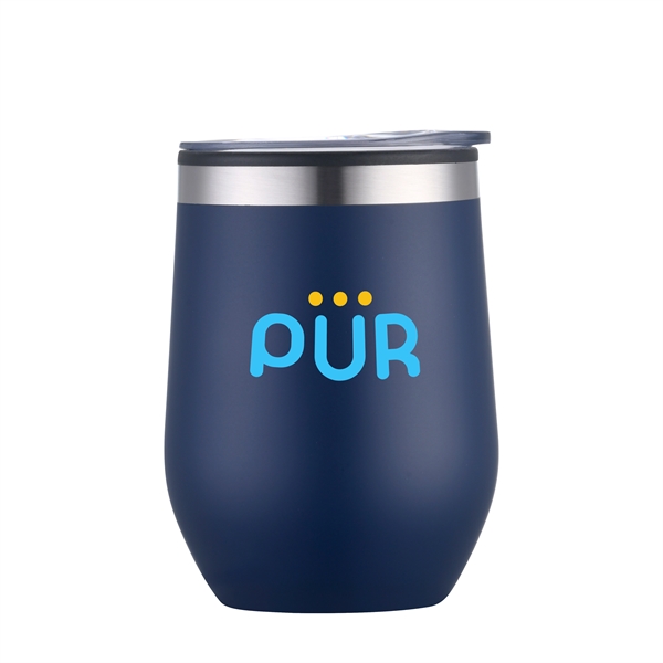 12 oz. stainless steel wine tumbler with polypropylene liner.... from ASI 90807 Tekweld