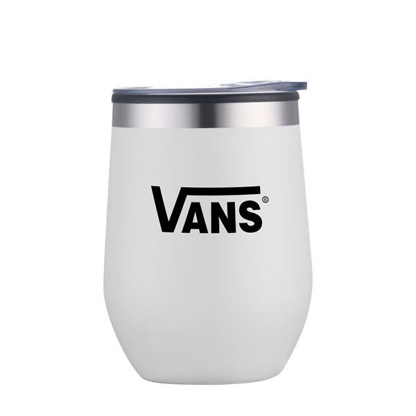 12 oz. stainless steel wine tumbler with polypropylene liner.... from ASI 90807 Tekweld